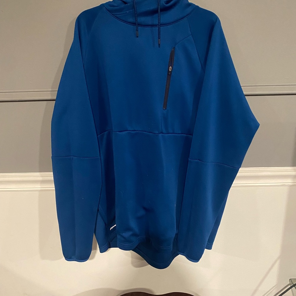 Blue russel athletic pull over xl